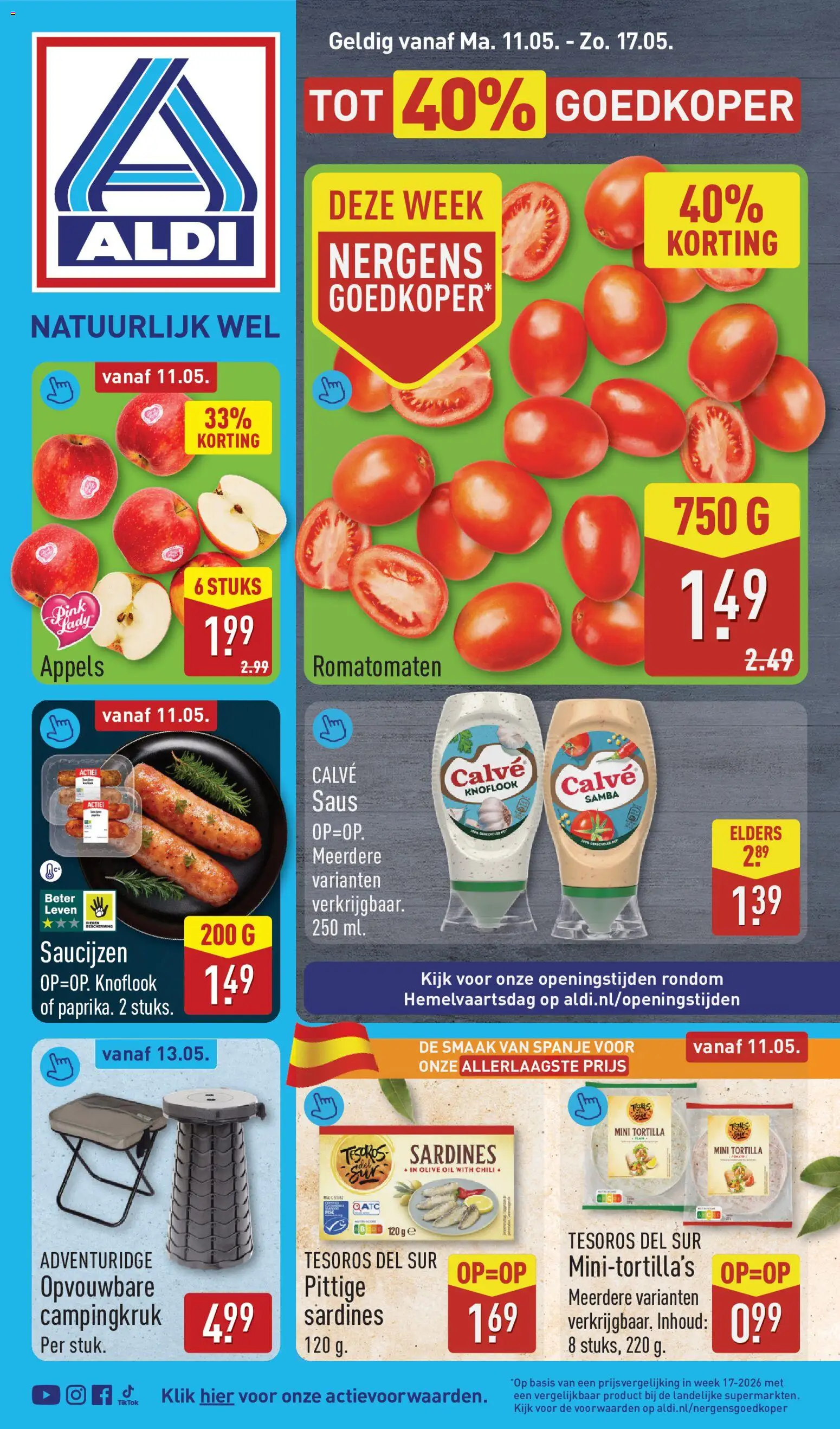 Voorbeeld van Aldi folder week 20 van winkel Aldi geldig vanaf 11-05-2026