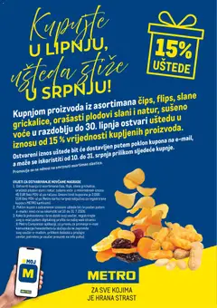 Pregled letka METRO HR - Kupi i uštedi - Slane grickalice trgovine Metro vrijedi od 10.06.2026