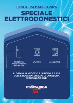 Anteprima dell'opuscolo Esselunga S volantino Speciale Elettrodomestici Verona dal negozio Esselunga S valido da 05/05/2026