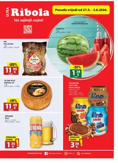 Pregled letka Ribola Katalog trgovine Ribola vrijedi od 27.05.2026