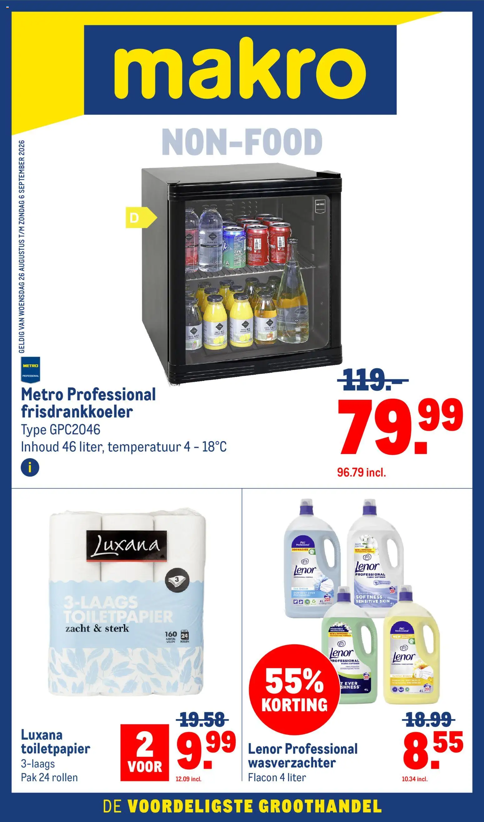 Voorbeeld van Makro folder - Non food van winkel Makro geldig vanaf 26-08-2026