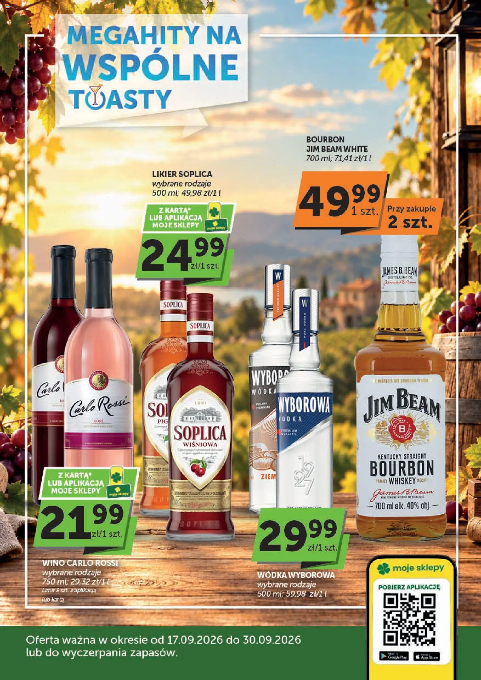 Pogląd gazetki "Groszek gazetka alkoholowa" ze sklepu Groszek ważnej od 17.09.2026