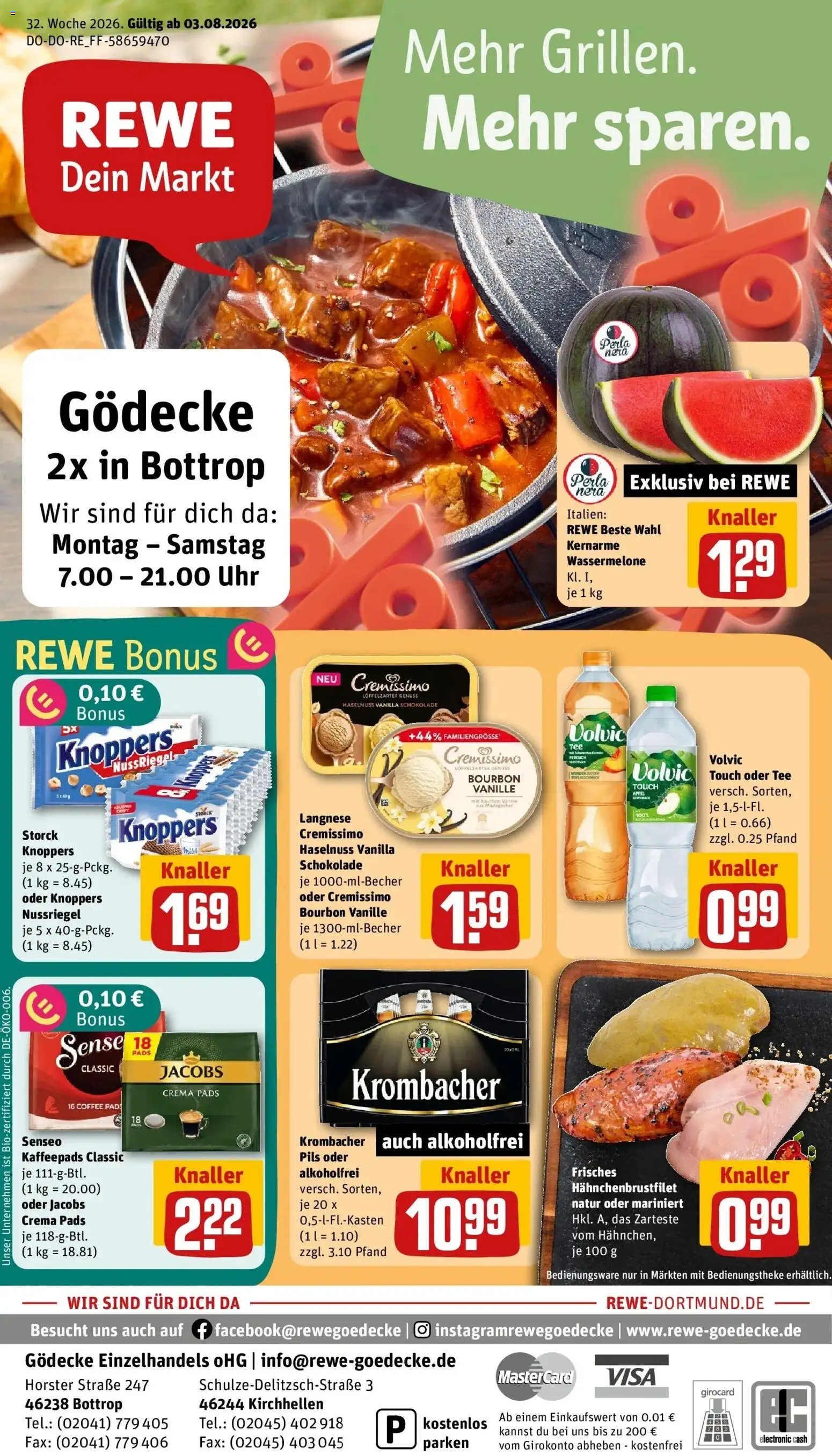 Vorschau von dem Prospekt des Geschäftes Rewe, gültig ab dem 03.08.2026