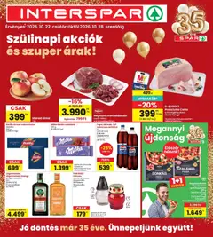 Interspar - Interspar akciós újság megtekintése, amely érvényes 2026.10.22.-től