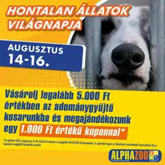 AlphaZoo - AlphaZoo akciós újság megtekintése, amely érvényes 2026.08.14.-től