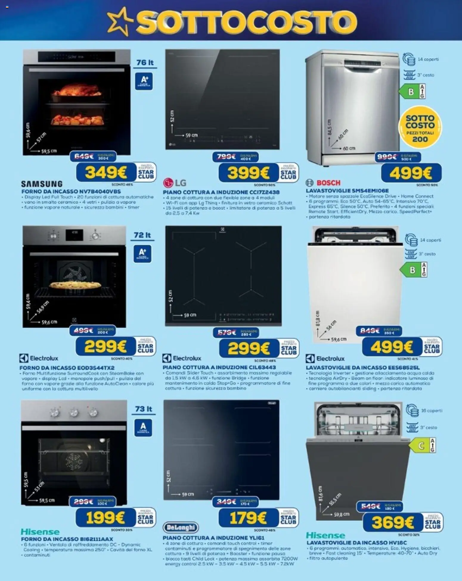 Anteprima dell'opuscolo Euronics volantino dal negozio Euronics valido da 10/09/2026 - Samsung, Acqua, Forno, The, Lavastoviglie da incasso, Lavastoviglie, Piano cottura a induzione, Piano cottura
