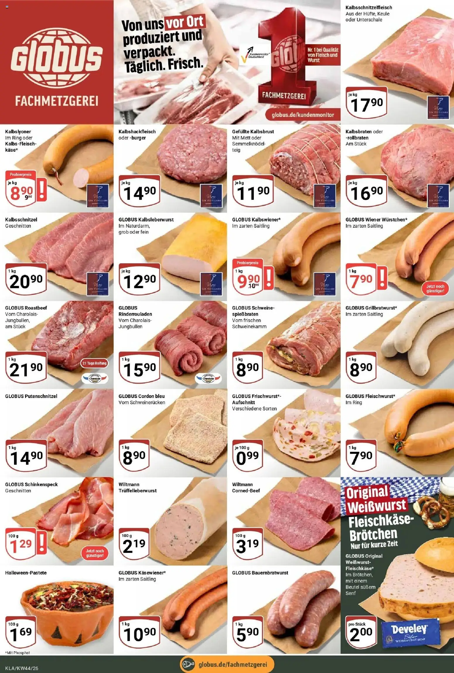 Vorschau von dem Prospekt des Geschäftes Globus, gültig ab dem 26.10.2026