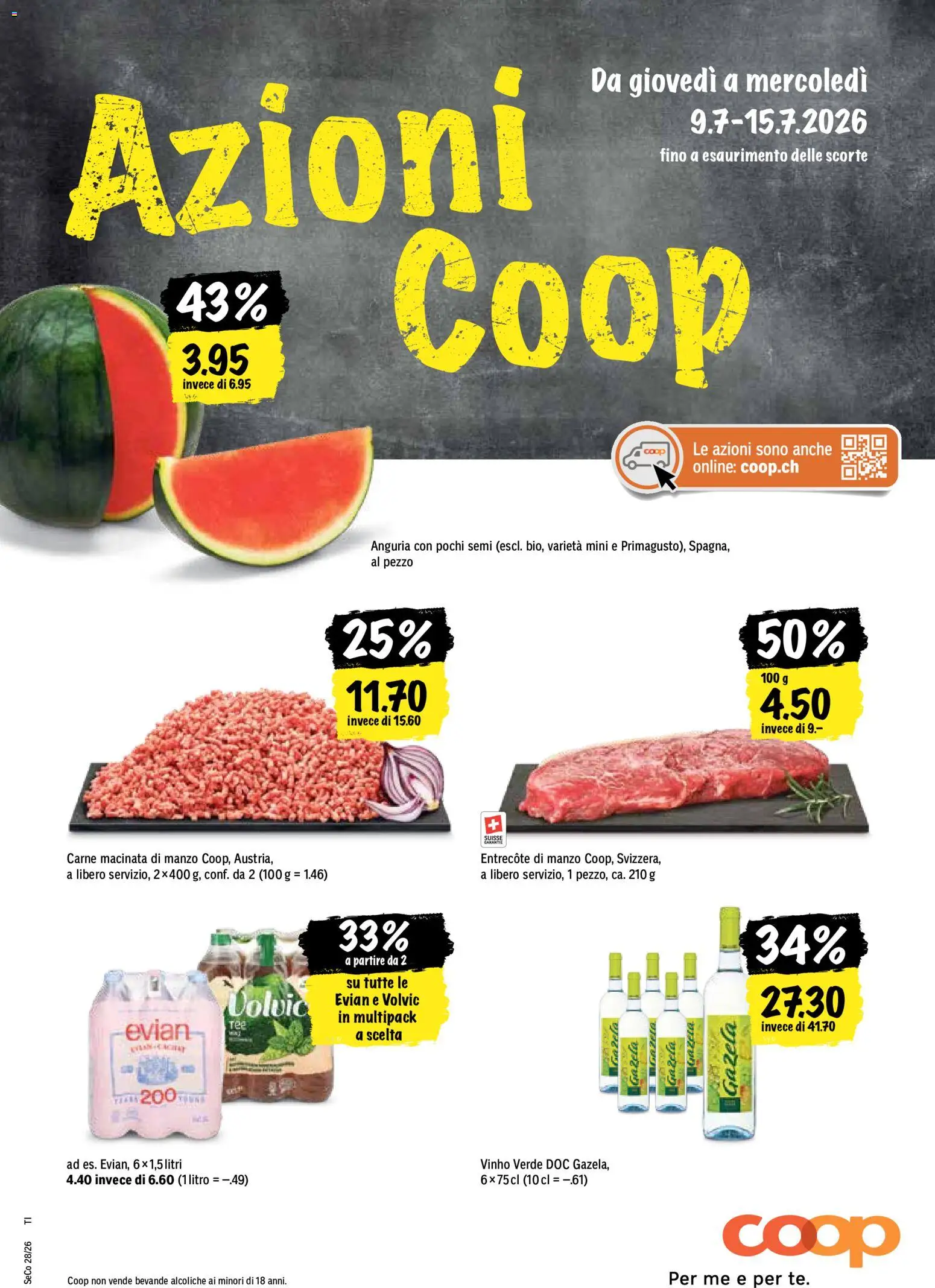 Vorschau des Merkblatts Coop aktionen IT vom Shop Coop gültig von 09.07.2026 bis 15.07.2026