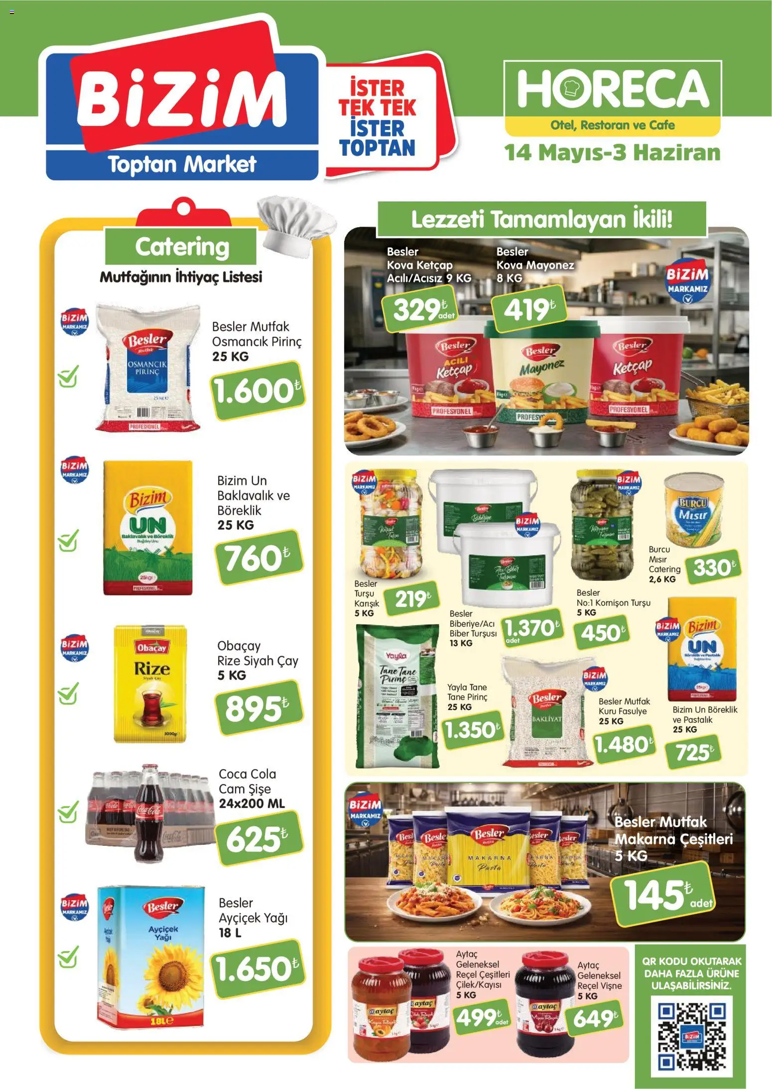 Bizim Toptan Bizim Toptan - Horeca kataloğu 14.05.2026 - Broşürünün önizlemesi