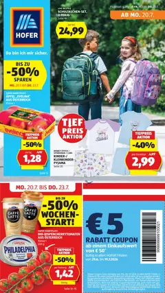 Vorschau der Angebote: Hofer Hofer Flugblatt gültig ab 17.07.2026