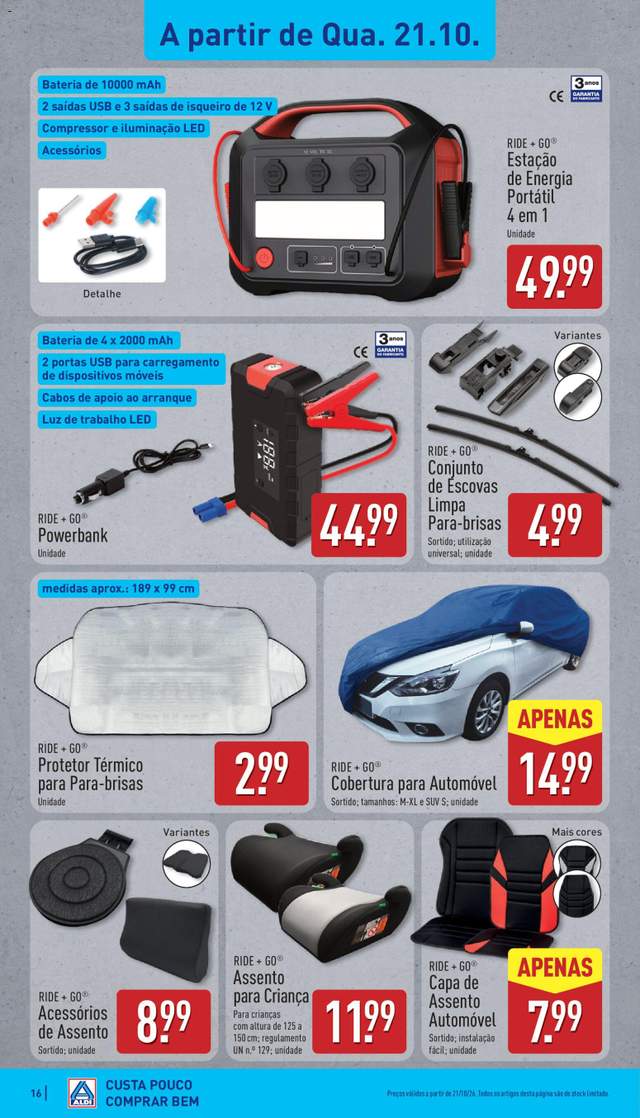 Novo folheto Aldi a partir de 19/10
