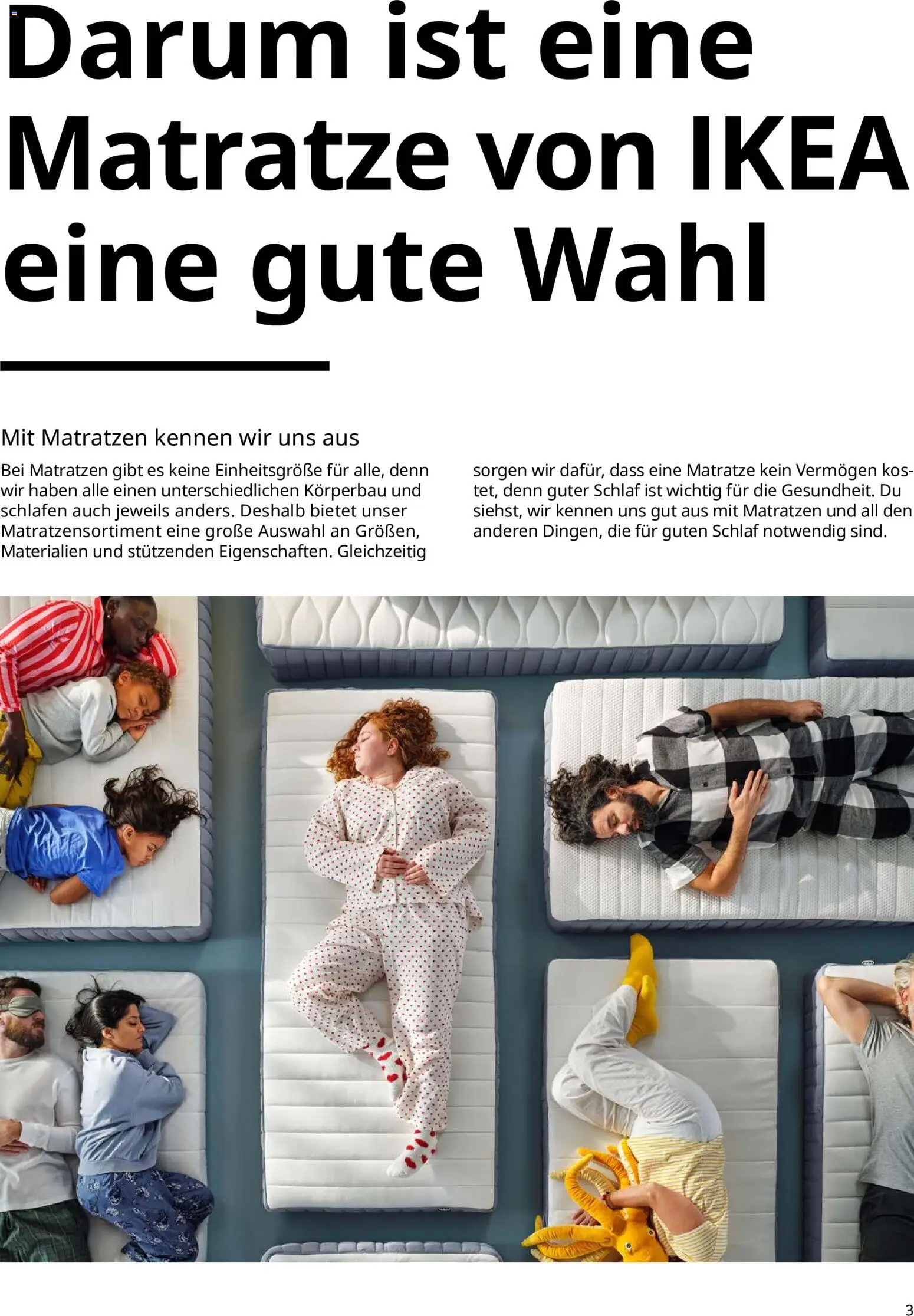 Vorschau von dem Prospekt des Geschäftes Ikea, gültig ab dem 16.09.2026 - Matratze