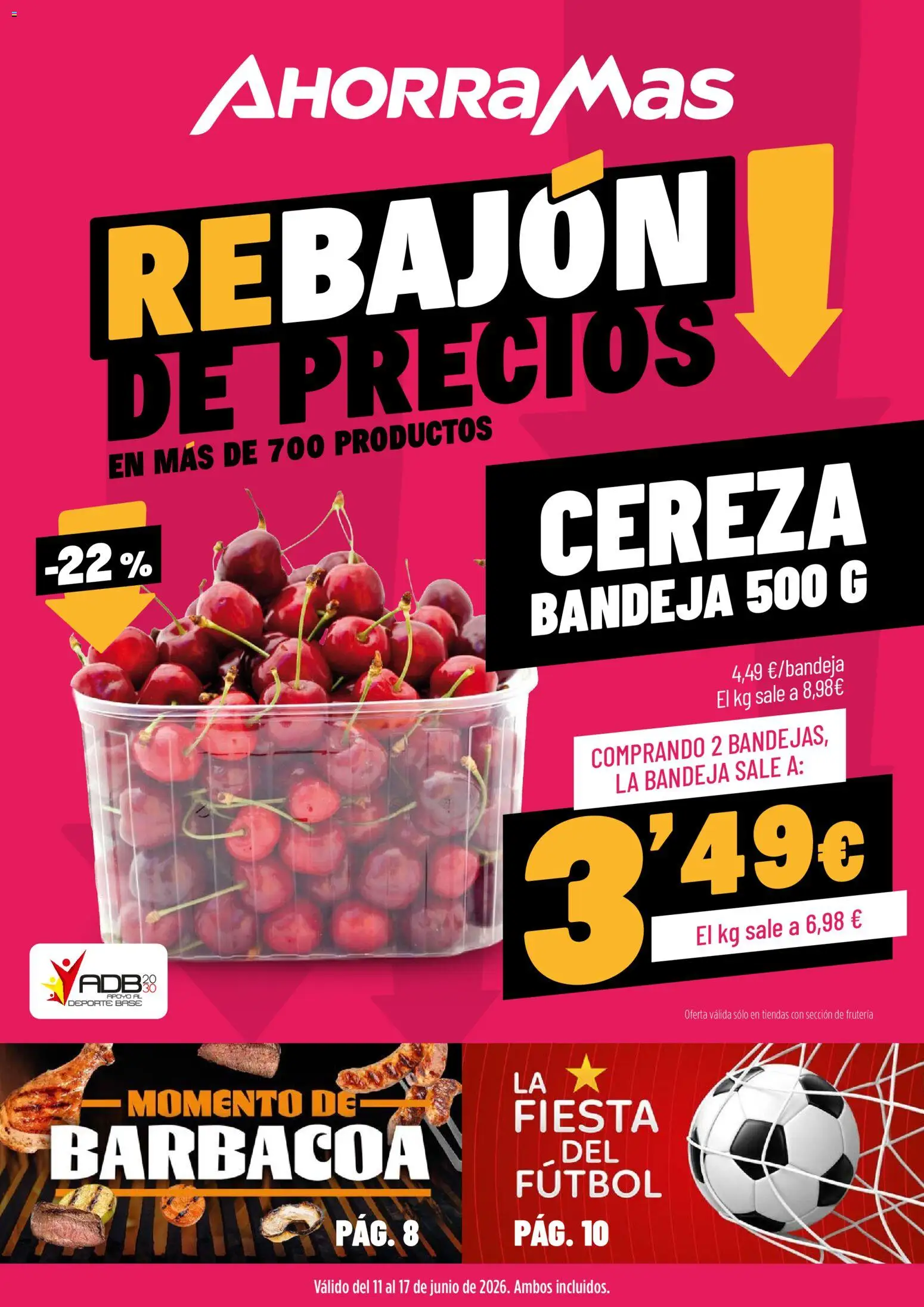 Vista previa del folleto de la tienda AhorraMas válido desde el 11/06/2026 