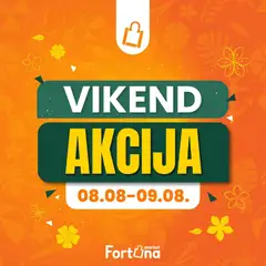 Pregled letka Fortuna Market vikend akcija trgovine Fortuna Market vrijedi od 08.08.2026