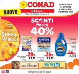 Anteprima dell'opuscolo Conad volantino Dello dal negozio Conad valido da 21/10/2026