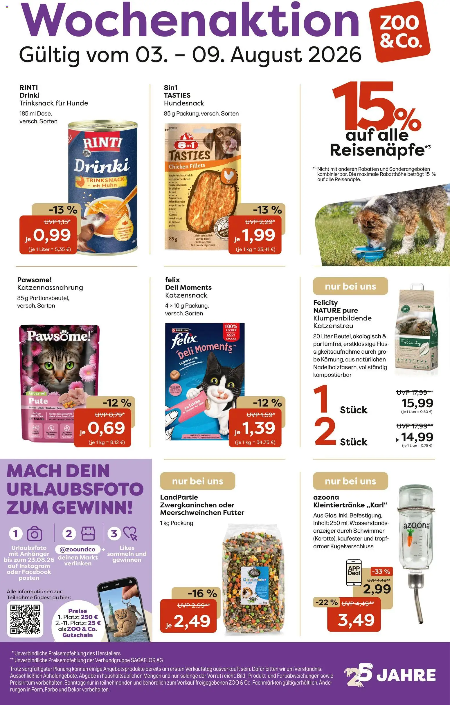 Vorschau von dem Prospekt des Geschäftes Zoo & co, gültig ab dem 03.08.2026 - Lachs, Hahnchenbrust, Pute