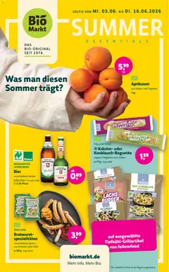 Vorschau von dem Prospekt des Geschäftes BioMarkt, gültig ab dem 03.06.2026