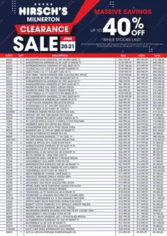 Preview of Hirsch's flyer valid from 20/06/2026