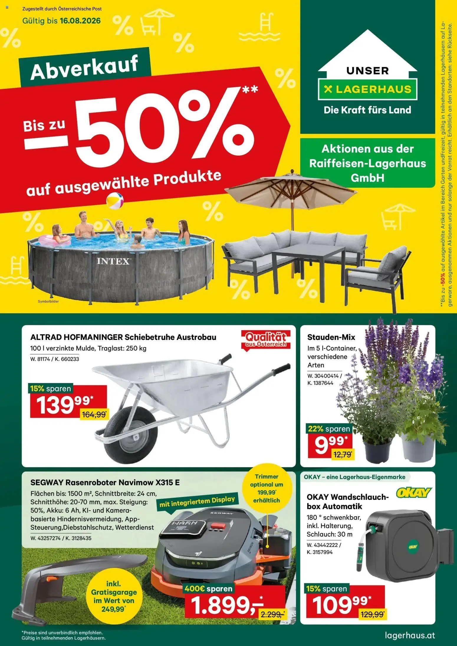 Vorschau der Angebote: Lagerhaus Wochen Angebote gültig ab 03.08.2026