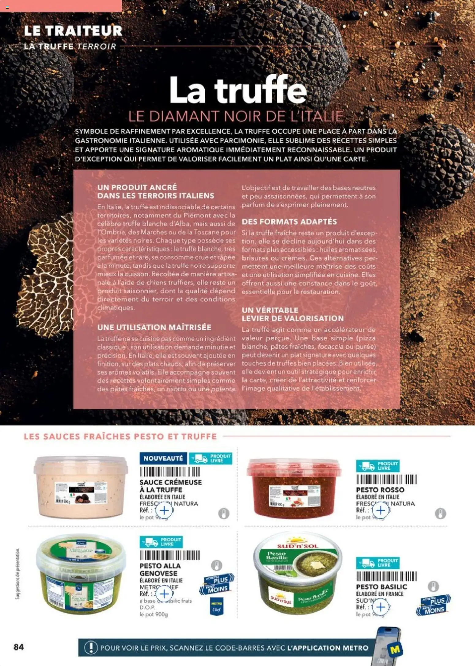 Prévisualisation de METRO - Guide Italie du magasin METRO formulaire valide 28/05/2026 - Pizza, Parfum, Livre, Focaccia, Mais, Pâtes, Sauces, Base