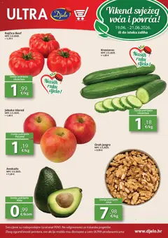 Pregled letka Djelo Katalog trgovine Djelo vrijedi od 19.06.2026