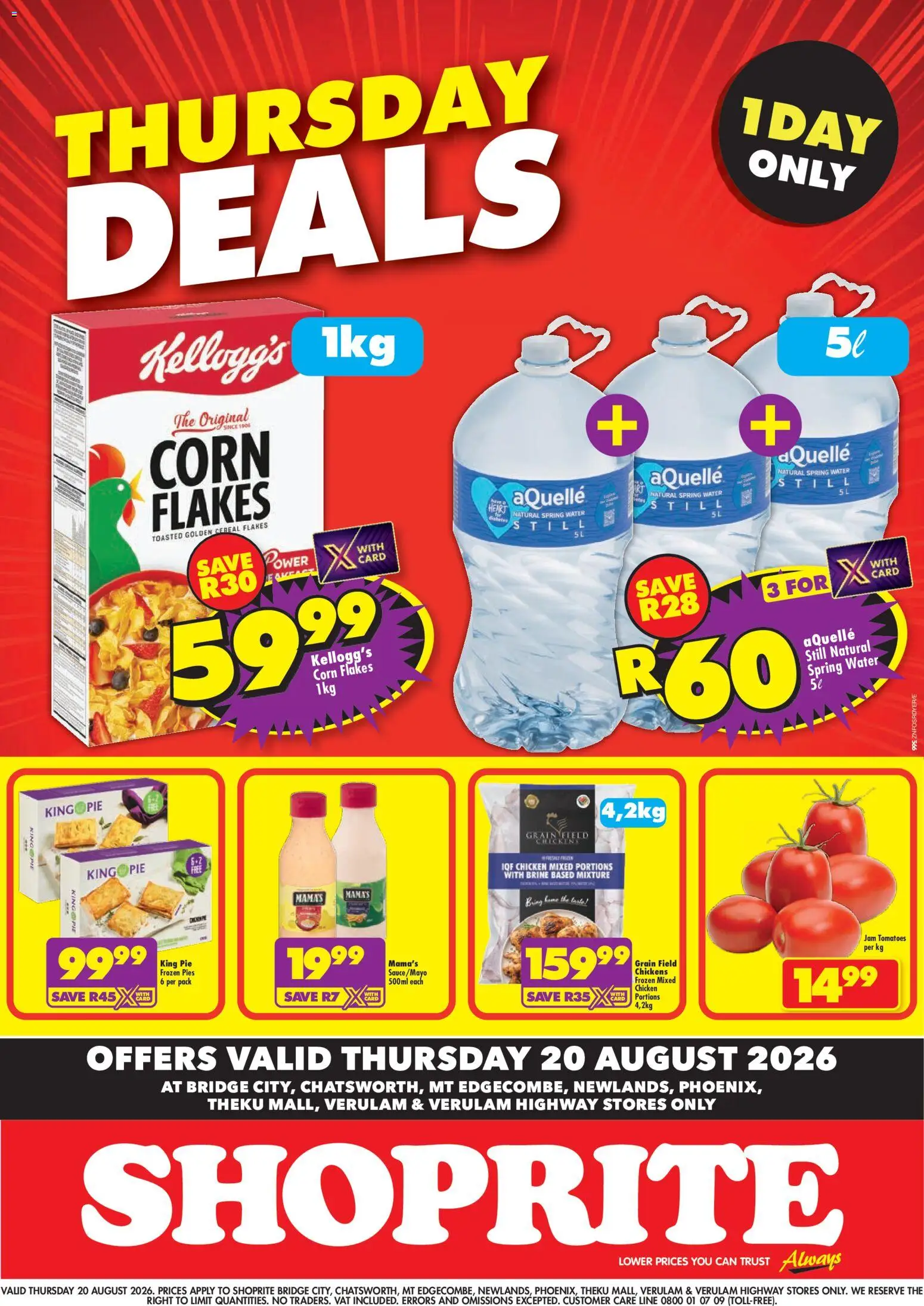 Preview of Shoprite flyer valid from 20/08/2026