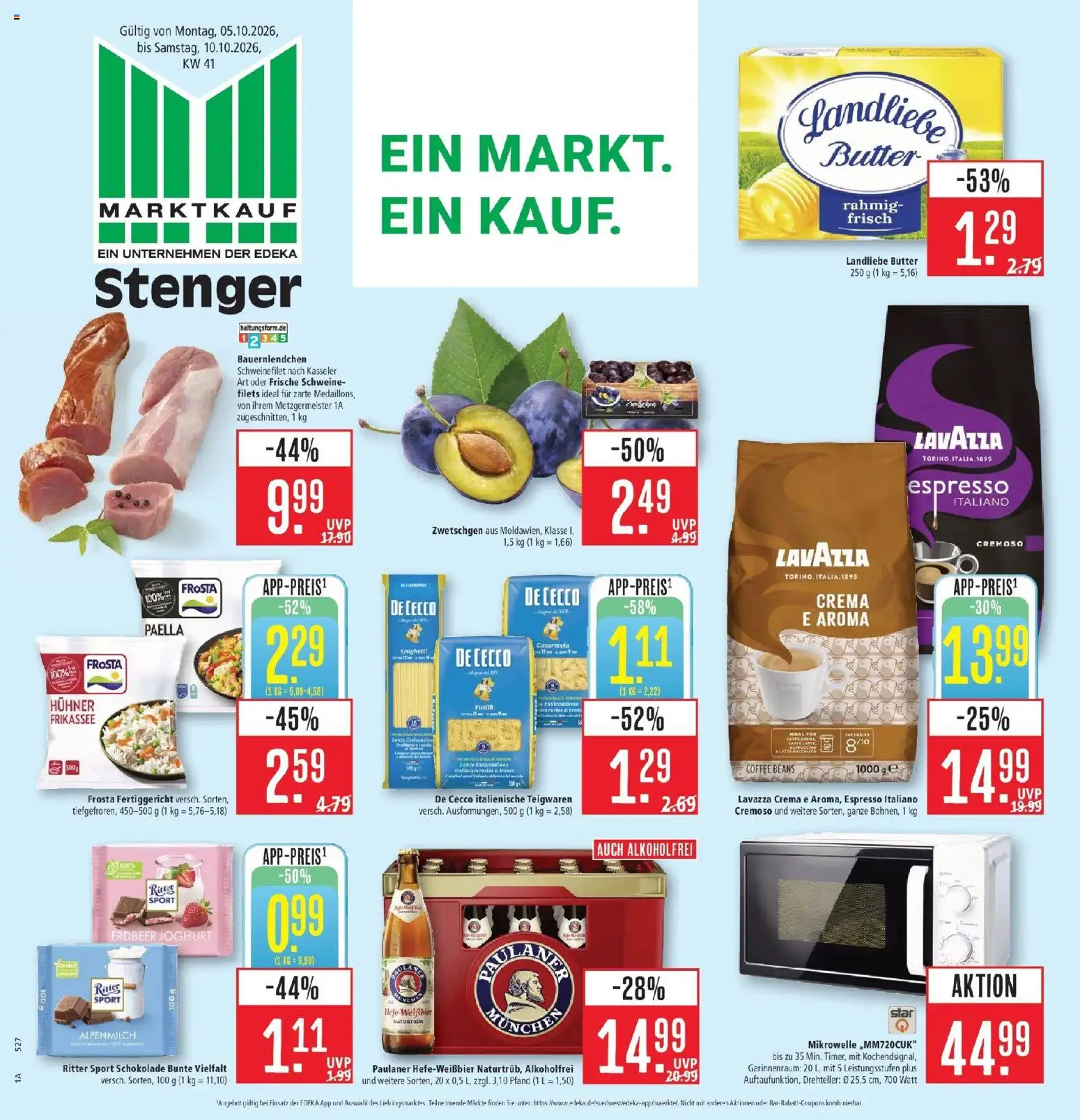 Vorschau von dem Prospekt des Geschäftes Marktkauf, gültig ab dem 05.10.2026