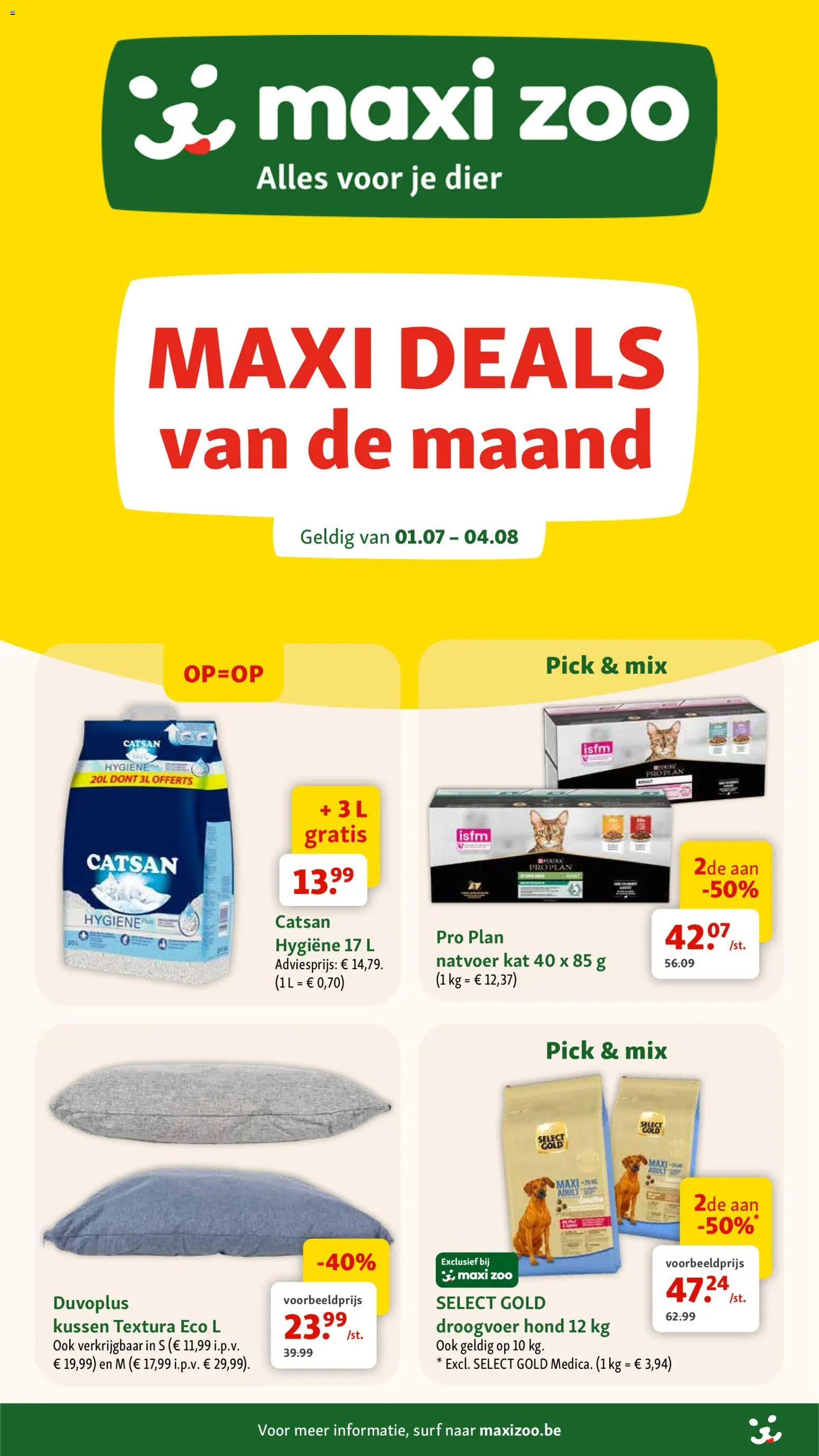 Voorbeeld van Maxi Zoo Folder van winkel Maxi Zoo geldig vanaf 01/07/2026