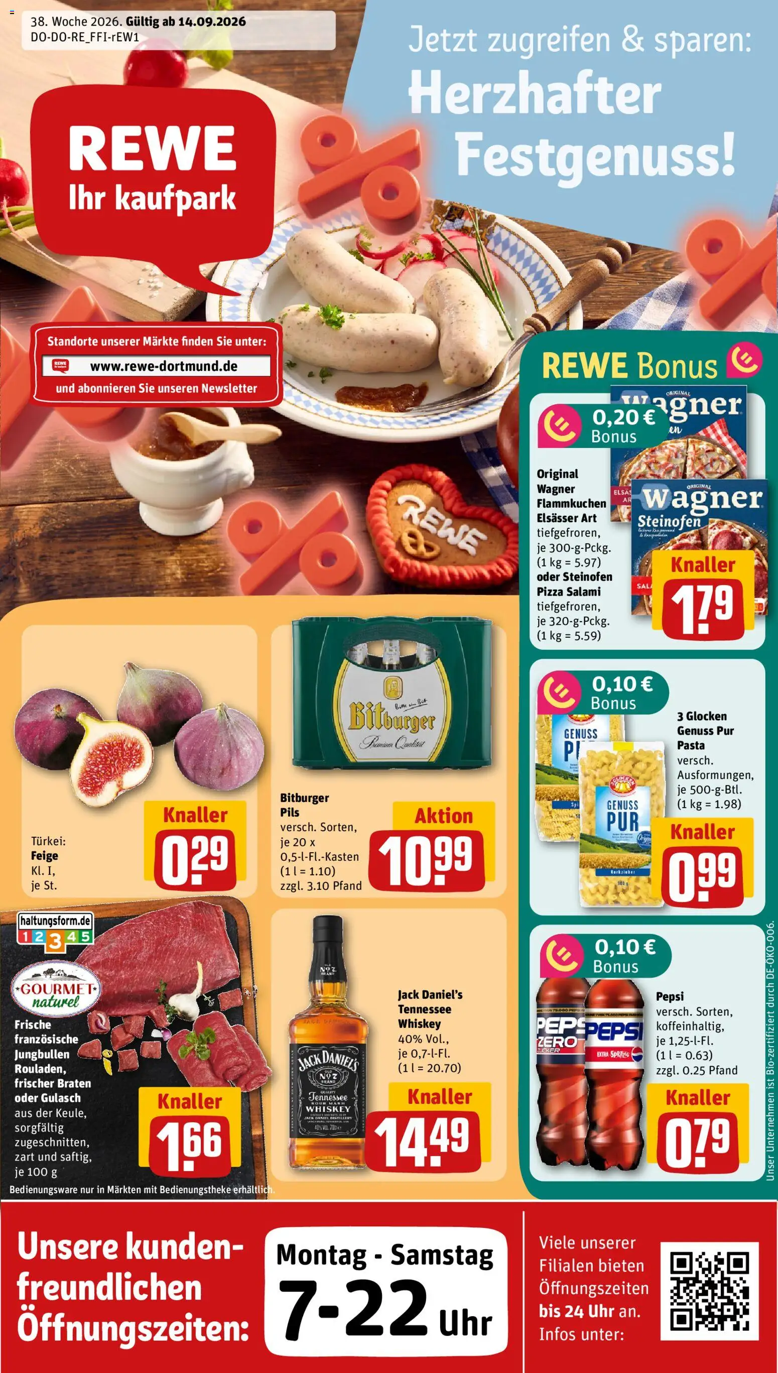 Vorschau von dem Prospekt des Geschäftes Rewe ihr Kaufpark, gültig ab dem 14.09.2026