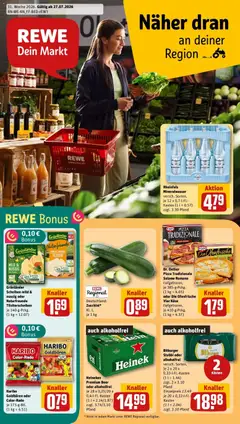 Vorschau von dem Prospekt des Geschäftes Rewe, gültig ab dem 27.07.2026