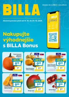 Náhľad Billa letáku platného od 14.10.2026