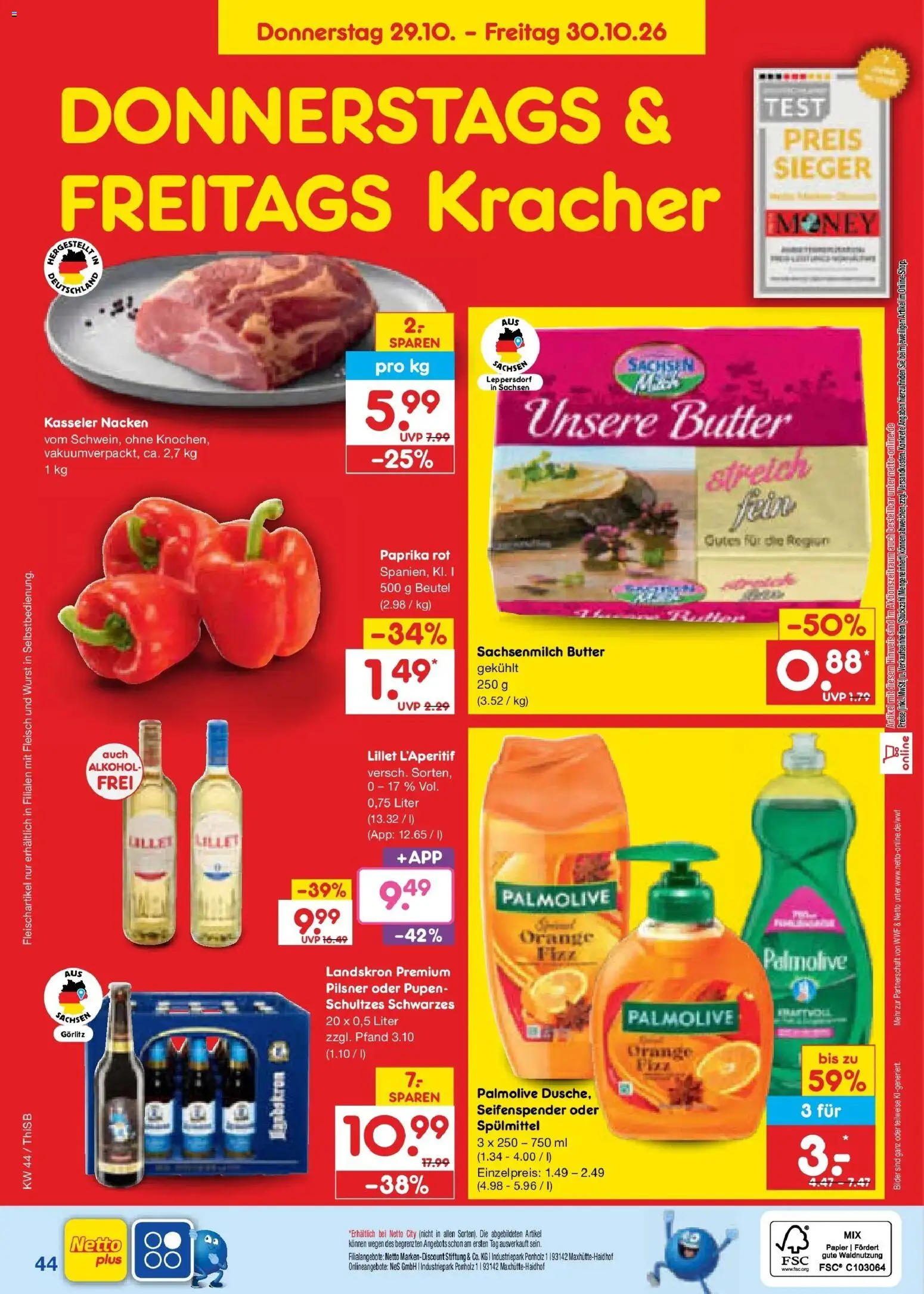 Vorschau von dem Prospekt des Geschäftes Netto Marken-Discount, gültig ab dem 26.10.2026