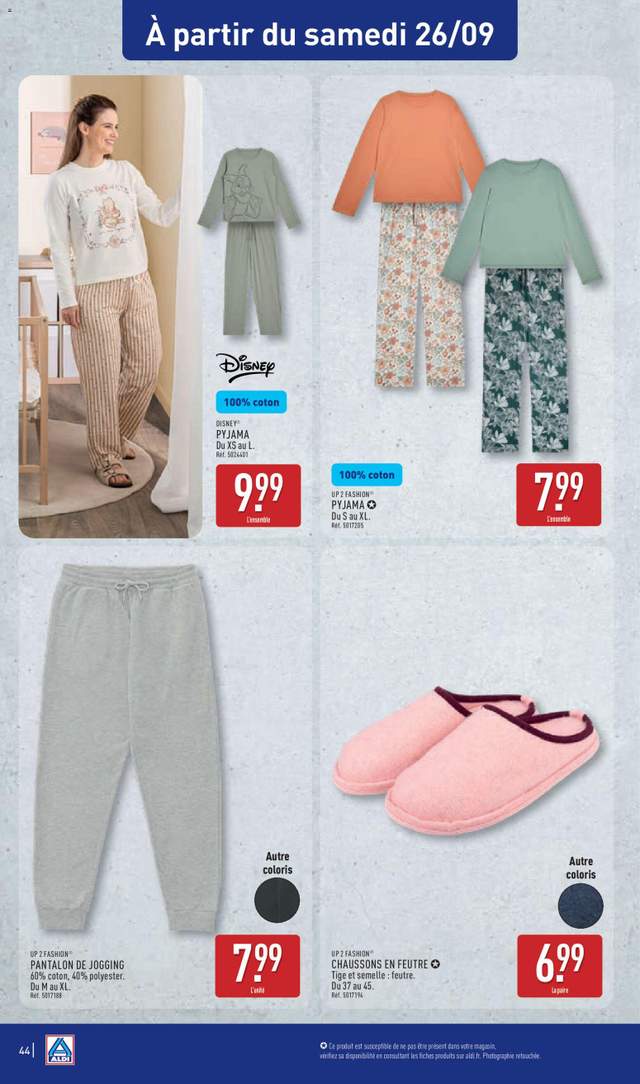 Nouveau catalogue Aldi à partir du 22/09