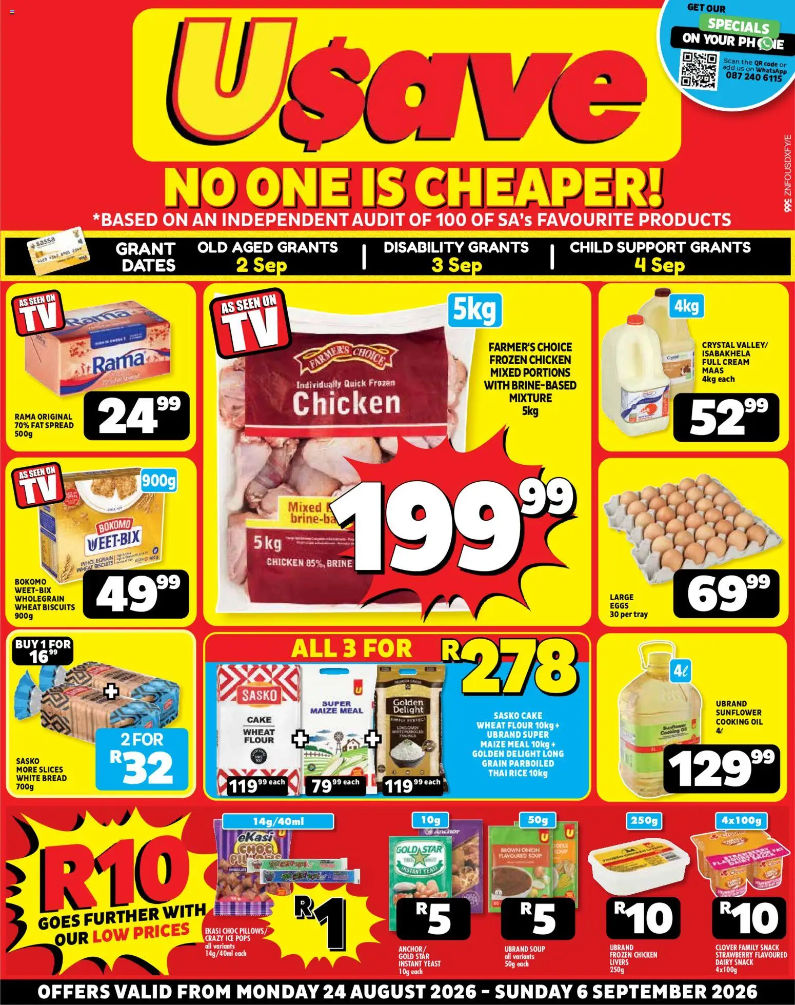Preview of Usave flyer valid from 24/08/2026