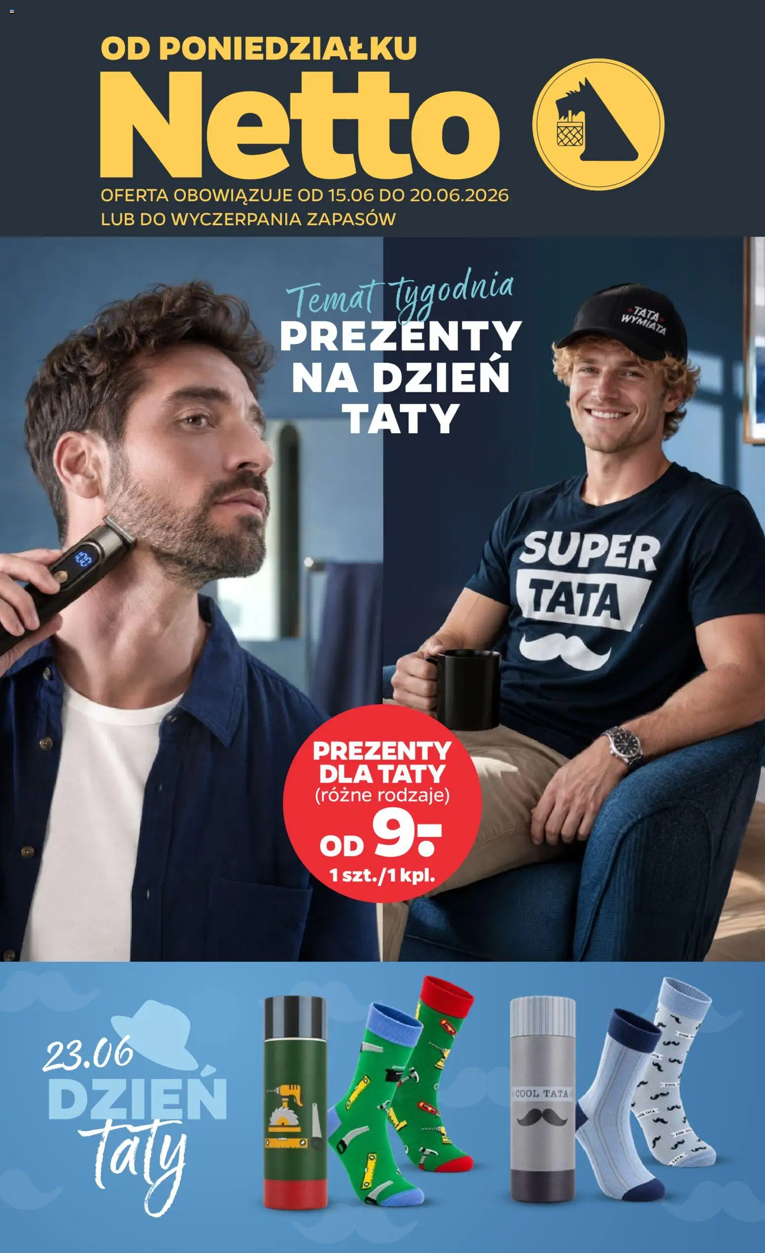 Pogląd gazetki "Netto gazetka od poniedziałku NonFood" ze sklepu Netto ważnej od 15.06.2026