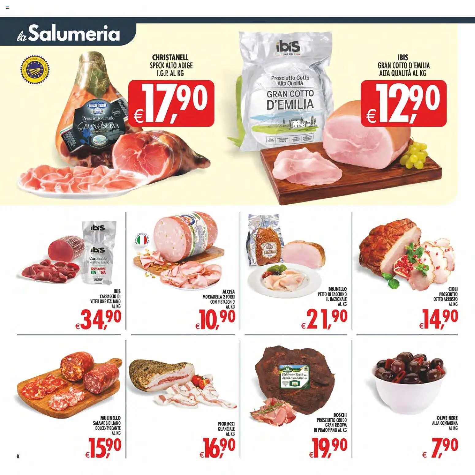 Anteprima dell'opuscolo Decò volantino Maxistore, Supermercati, Local Sicilia dal negozio Decò valido da 01/09/2026 - Carne, Tacchino, Mortadella, Speck, Carpaccio, Prosciutto Cotto, Pistacchio, Salame