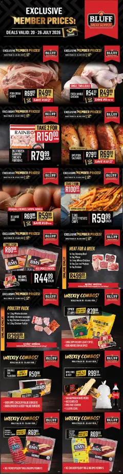 Preview of Bluff Meat Supply flyer valid from 20/07/2026