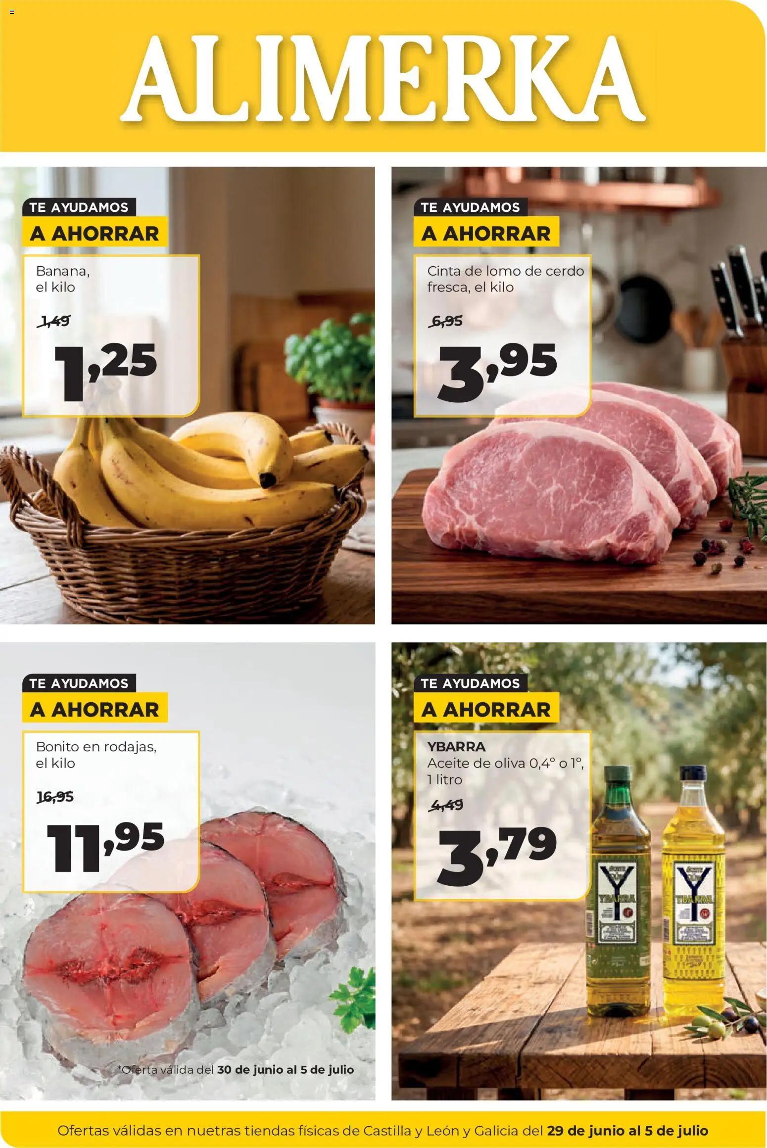 Vista previa del folleto de la tienda Alimerka válido desde el 29/06/2026 
