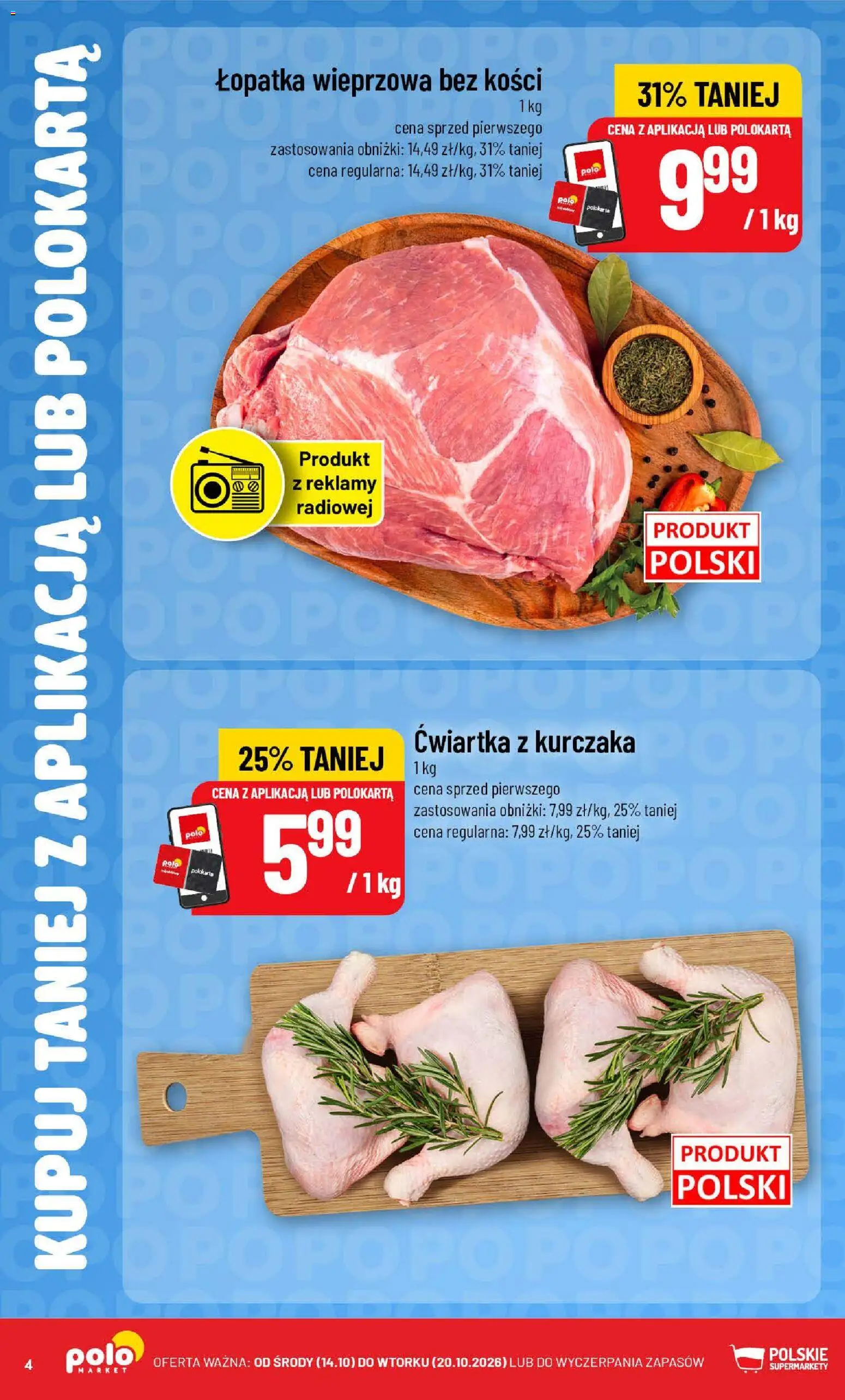 Pogląd gazetki "POLOmarket gazetka - Kupuj taniej" ze sklepu POLOmarket ważnej od 14.10.2026