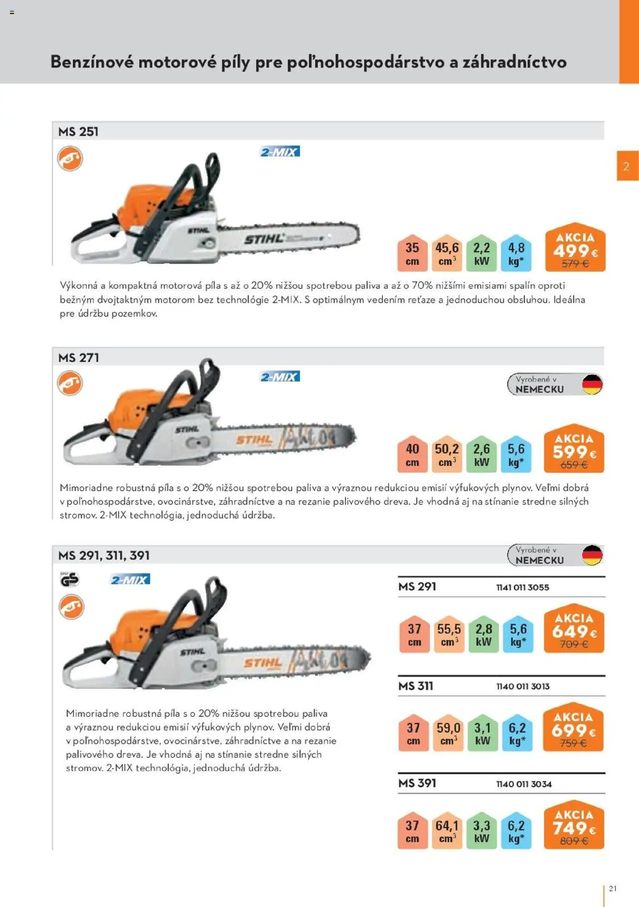 Náhľad STIHL letáku platného od 29.09.2025 - Píla, Motorová píla