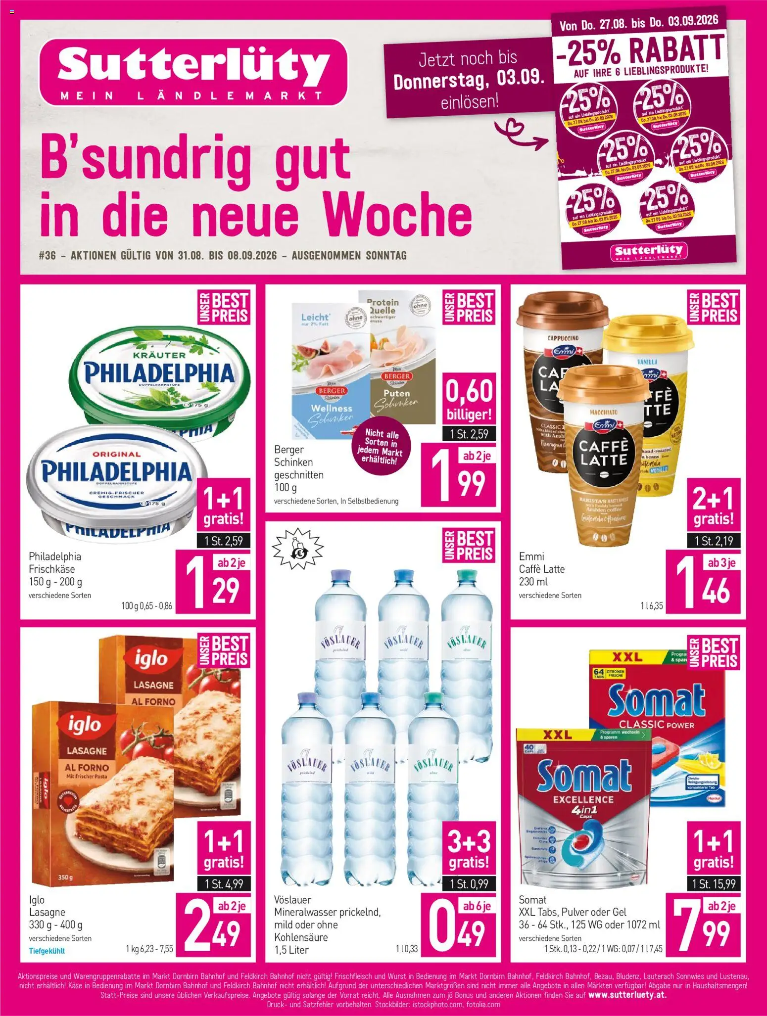 Vorschau der Angebote: Sutterlüty Sutterlüty Flugblatt gültig ab 31.08.2026