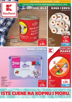 Pregled letka Slavonski Brod trgovine Kaufland vrijedi od 01.07.2026