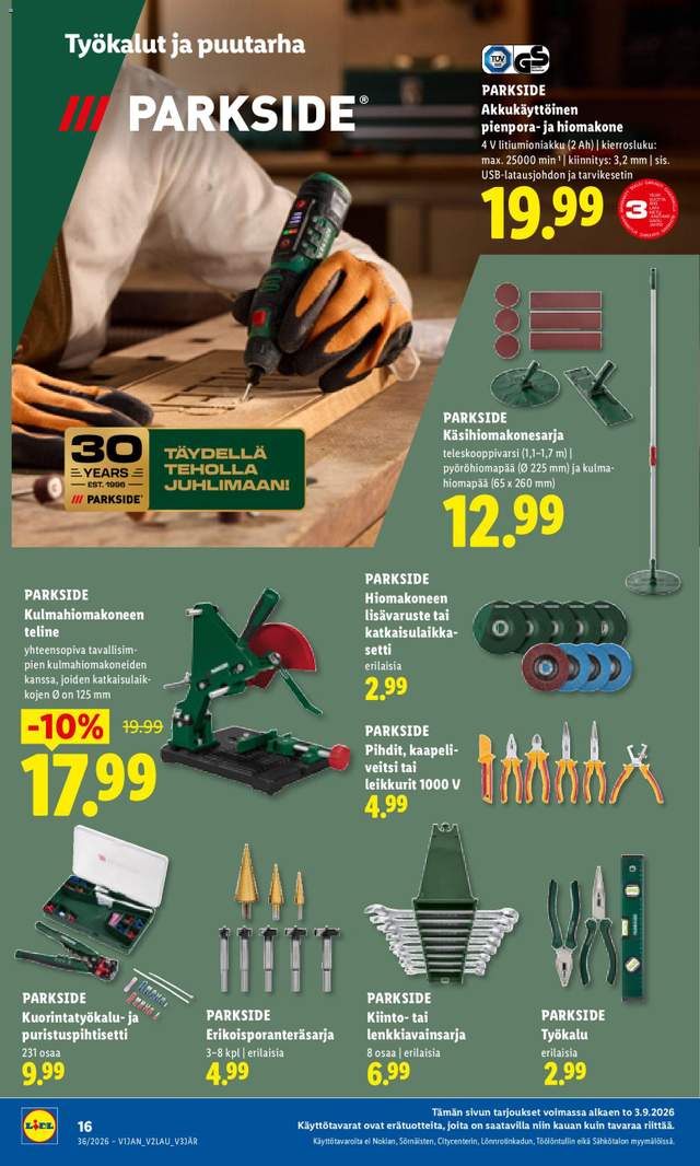 Uusi Lidl tarjouslehti alkaen 03/09