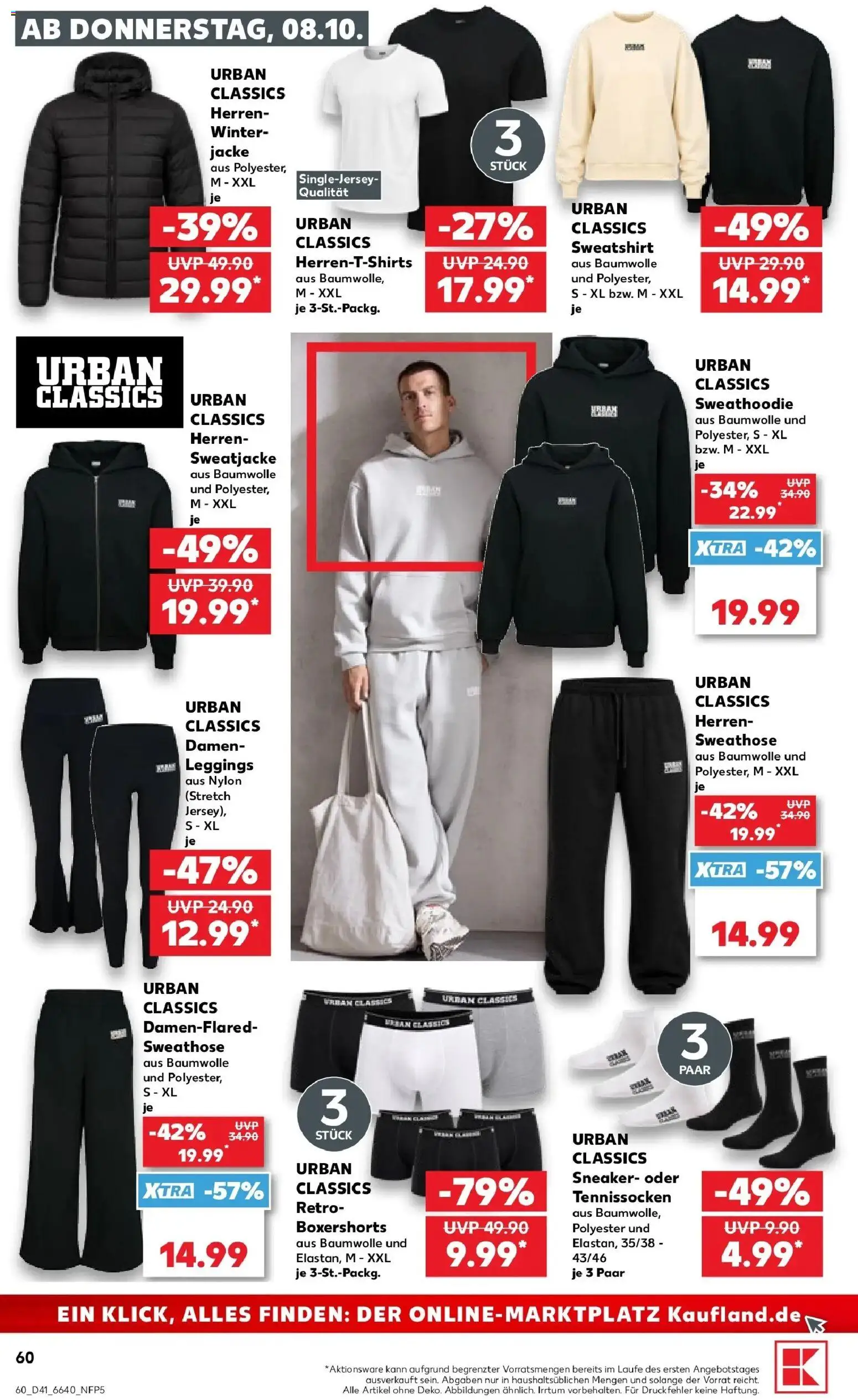 Vorschau von dem Prospekt des Geschäftes Kaufland, gültig ab dem 08.10.2026 - Sweatshirt, Jacke, Leggings, Sweatjacke, Sweathose