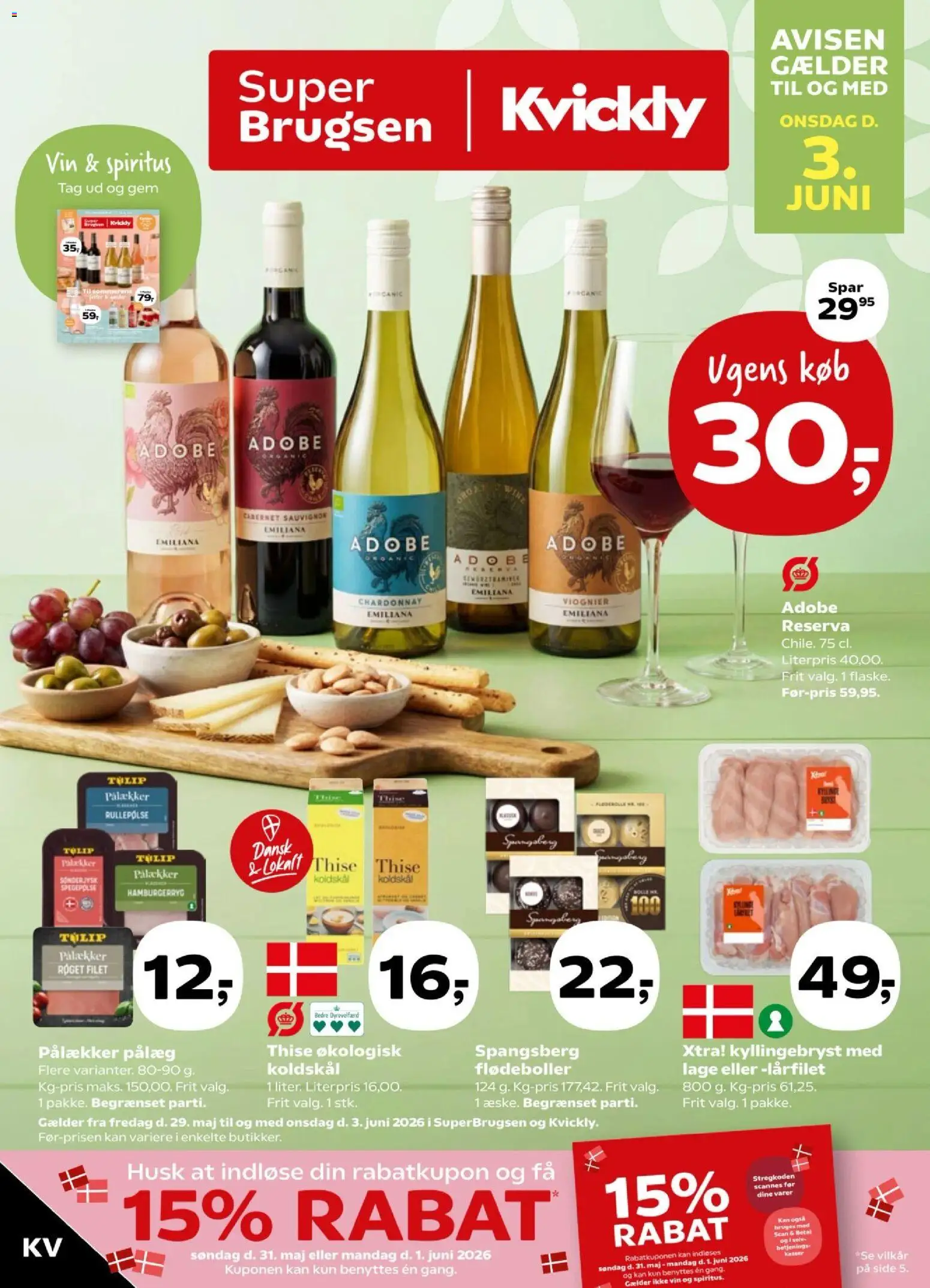 Eksempel på tilbudsavis Kvickly - Tilbudsavis uge 22 fra butik Kvickly gyldig fra 29/05/2026
