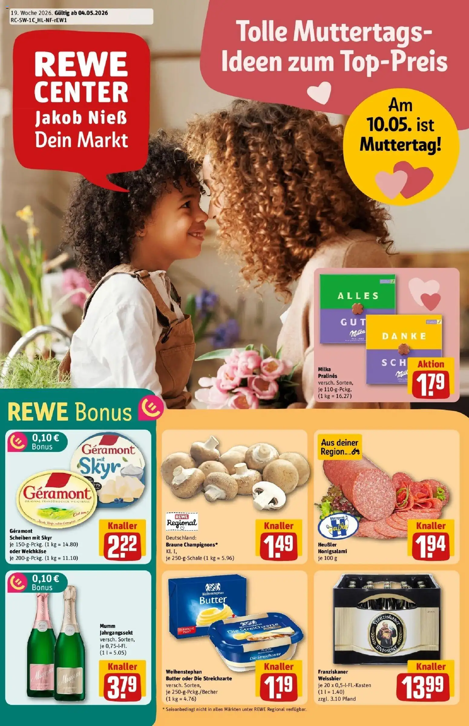 Vorschau von dem Prospekt des Geschäftes Rewe, gültig ab dem 04.05.2026