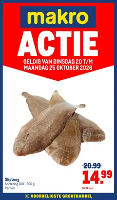 Voorbeeld van Makro folder - Actie van winkel Makro geldig vanaf 20-10-2026