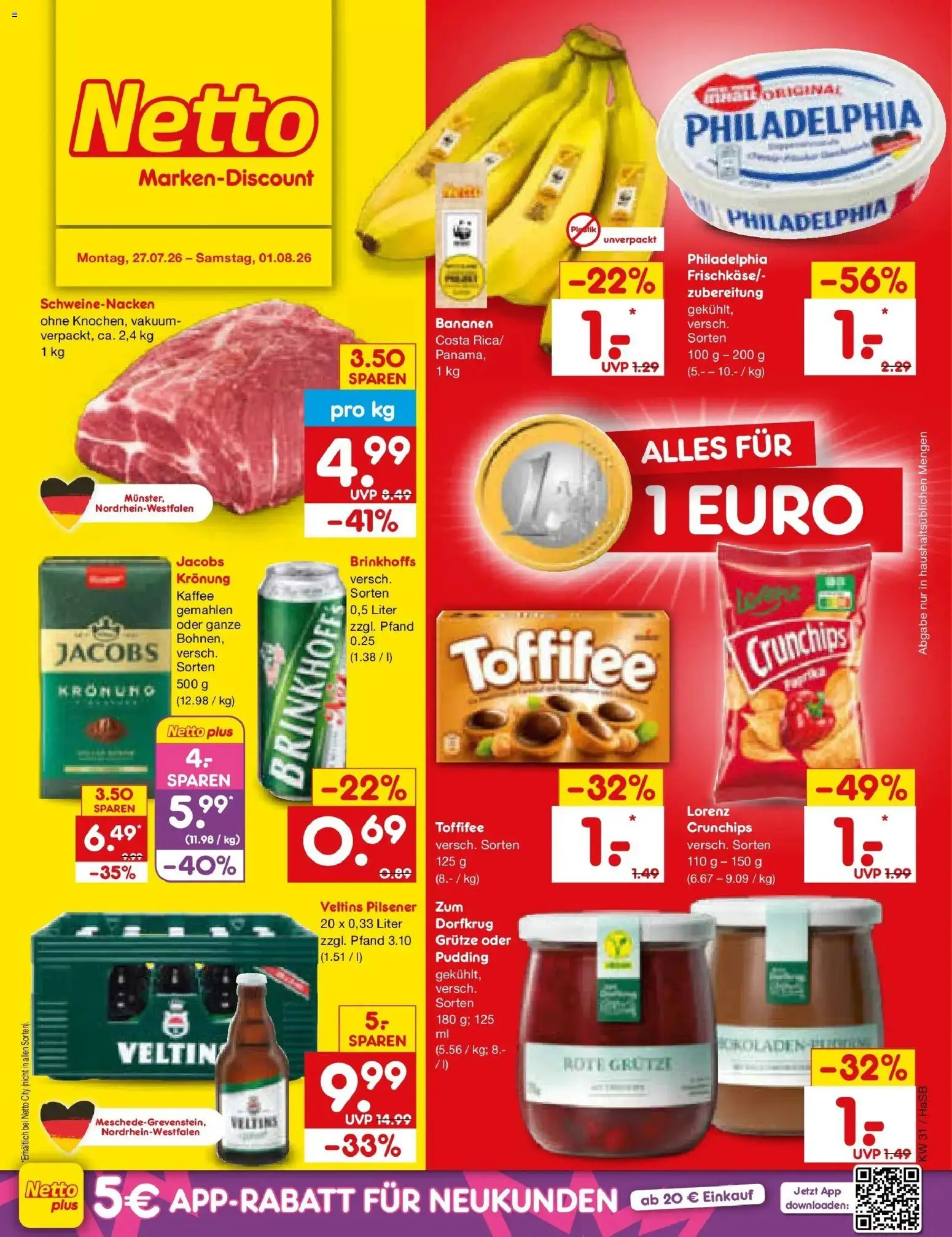 Vorschau von dem Prospekt des Geschäftes Netto Marken-Discount, gültig ab dem 27.07.2026