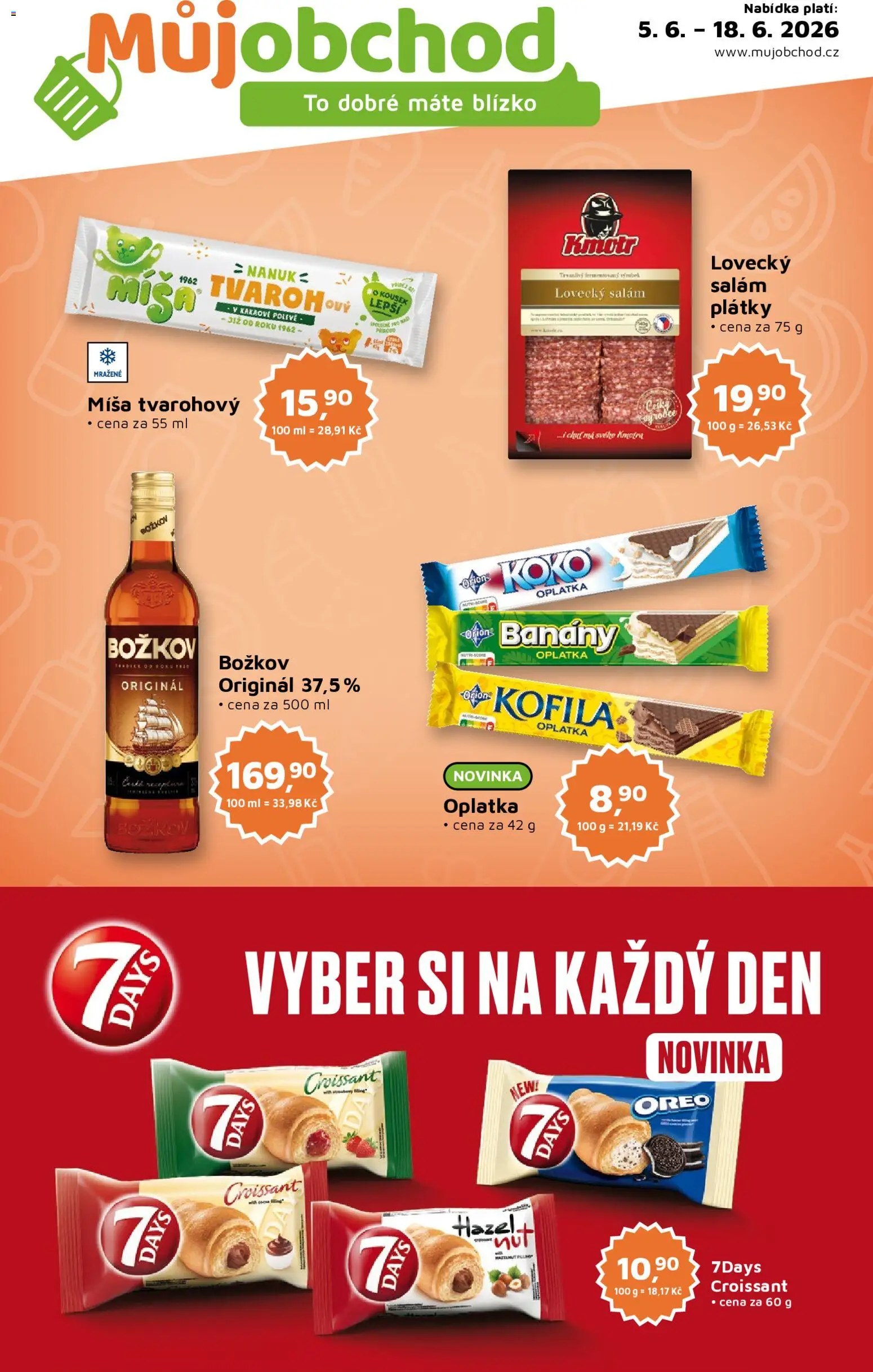 Náhled nabídky: Můj obchod Můj obchod leták platný od 05.06.2026