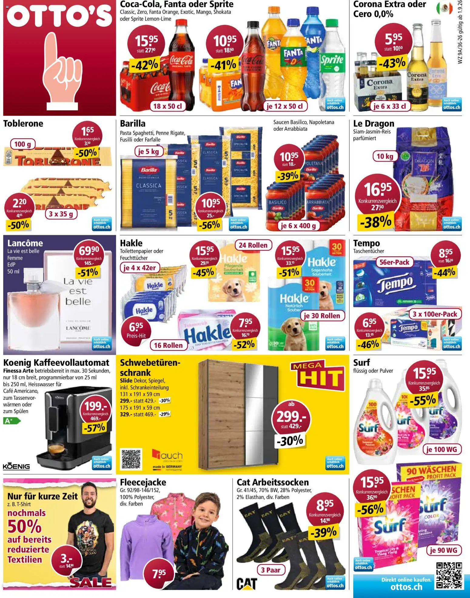 Vorschau des Merkblatts Otto's aktionen vom Shop Otto's gültig von 01.09.2026 bis 07.09.2026